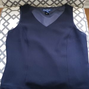 Evan Picone Pinstripe Vest